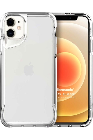 Microsonic Apple Uyumlu iPhone 12 Kılıf Trex Bumper