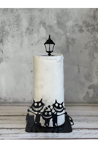 Goodloftfamily Mutfak İçin Masaüstü Kağıt Havlu Tutucu 195614073 Siyah