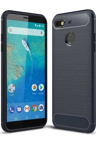 General Mobile 8 Go Kılıf Zore Room Silikon Kapak Lacivert