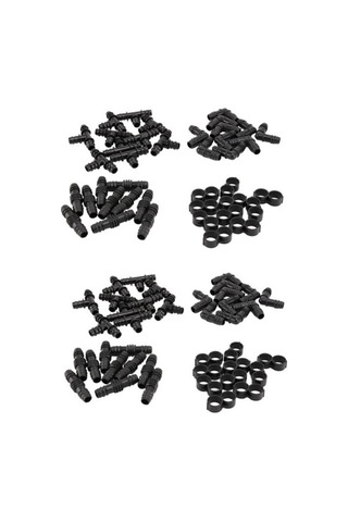 Trendooze 1/2 Inç Boru - Dikenli Konnektörler, 2x Sulama Bağlantı Kiti 0241, Yeni Tasarım Diğer