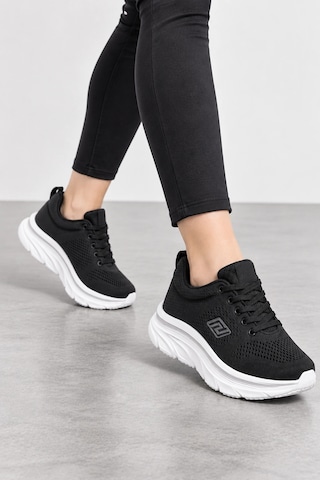 Ht Hotin Strata Kadın Günlük Sneaker Spor Ayakkabı - Siyah