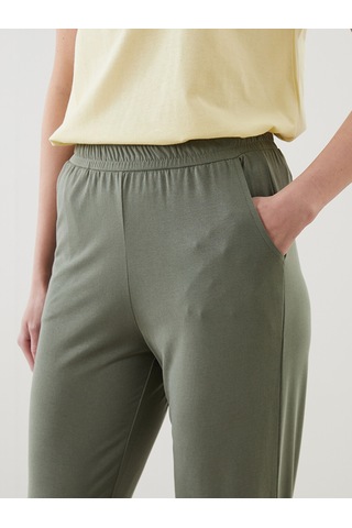 Lcwaıkıkı Classic Haki Beli Lastikli Kadın Jogger Eşofman Altı