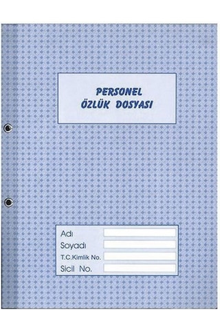 Dilman Personel Özlük Dosyası 5 Adet