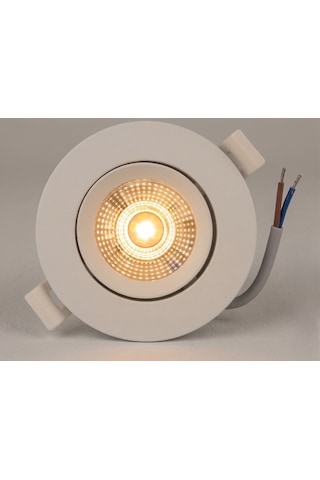 5 Adet Cata Ct 5256 Safir Beyaz Kasa 8w Sıva Altı Led Spot Gün Işığı 3200k