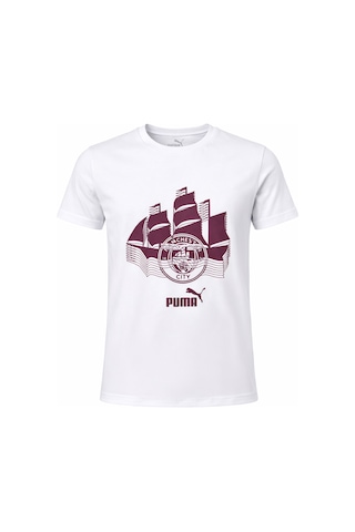 Puma Manchester Cıty Unısex Çocuk T-shırt 777779-57 BEYAZ