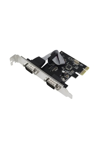 Wozlo 2 Port Pci Express Rs232 Pci-e Kart - Rs232 Com Seri Port 9 Pin Kart