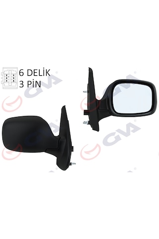 Kangoo Iı 2005 Sağ Dikiz Ayna Elektrikli, Isıtmalı Gva Kangoo Iı 2005 Sağ Dikiz Ayna Elektrikli, Isıtmalı Gva