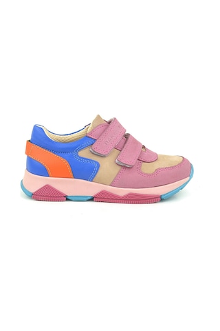 Rakerplus Hakiki Deri Pembe Çocuk Sneakers Spor Ayakkabı - 26 Pembe