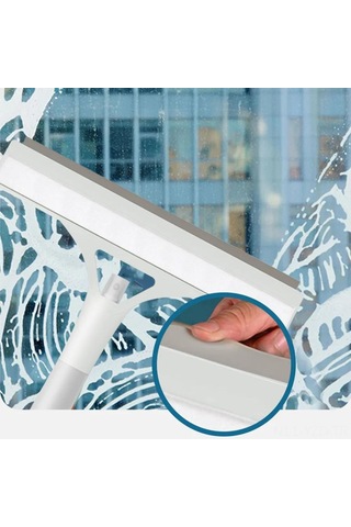 Yuntech01 Ev Cam Temizleme Aleti: 3'ü 1 Arada Cam Silgi, Ayna Fırçası Ve Banyo Silikon Scraper İle Kolay Temizlik Diğer