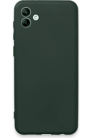 Newface Samsung Galaxy Uyumlu A04e Kılıf First Silikon - Glblseme - 71 Koyu Yeşil