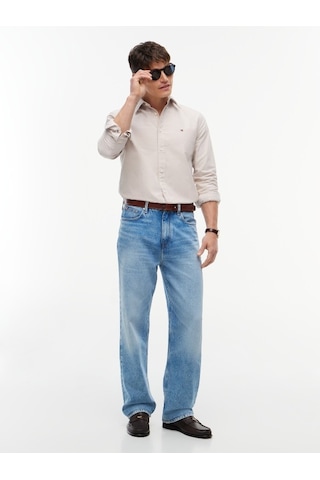Tommy Hilfiger Solıd Herıtage Oxford Rf Shırt Erkek Yeşil Uk Gömlek - Mw0mw35774