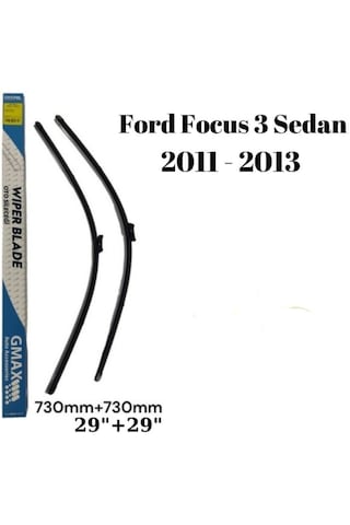 Ford Focus 3 Sedan 2011 2012 2013 Uyumlu Araca Özel Ön Cam Silecek Süpürgesi Takımı 730+730mm