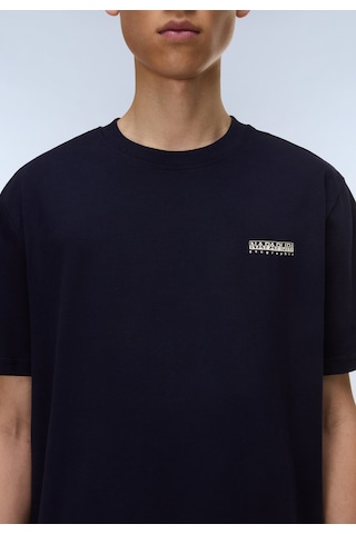 Napapijri S-small Box Ss Erkek T-shirt-31964 Koyu Lacivert