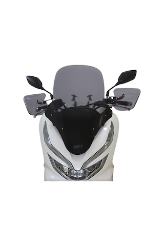 GP Kompozit Honda PCX 125 2018-2020 Uyumlu Ön Cam Füme 65 cm