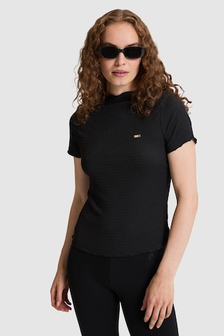 U.S. Polo Assn. Kadın Siyah Tişört 50323528 Vr046