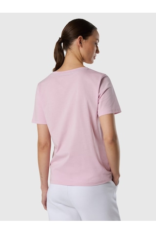 North Sails Kısa Kollu Kadın T-shirt-33527 Pembe