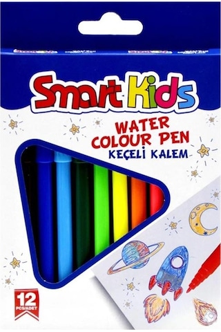 Smart Kids Keçeli Boya Kalemi 12 Renk