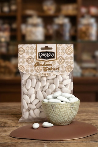 Beyaz Badem Şekeri 150 Gram