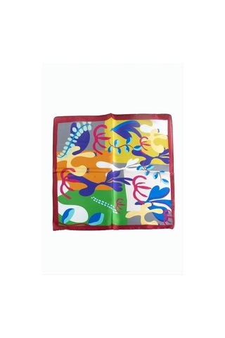 Epilons Zenviac456 Çiçek Desenli Zr Şifon Fular 50 50 Cm Zenviac45678 Ebruli