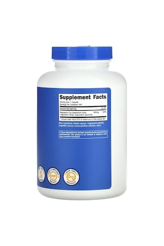 Nutricost, Magnesium Oxide , Citrate , Glycinate Complex 500 Mg 240 Caps