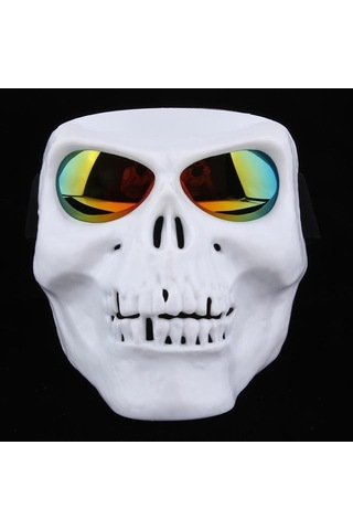 Forte Gt Tex 710 Jet Maske Bisiklet Motosiklet Kayak Çok Amaçlı Sarı Cam Aynalı Gözlük Çok Renkli