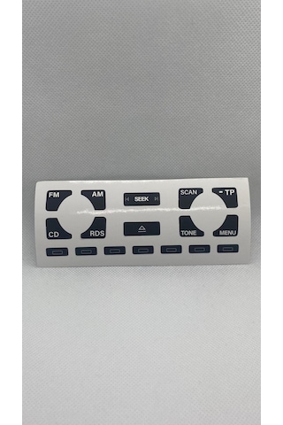 Audi A3 8p Uyumlu Radio Teyp Düğme Kontrol Sticker Etiket Tamir Kiti 1 Adet