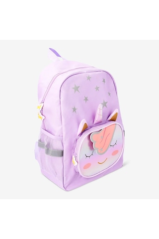 Flying Tiger Unicorn Detaylı Sırt Çantası Pembe