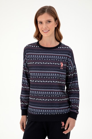 U.s. Polo Assn. Kadın Lacivert Pijama Takım 50303403-vr033 Lacivert