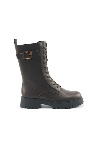 Nine West Greg 5pr Kahverengi Kadın Düz Bot 000000000102012159 Kahverengi