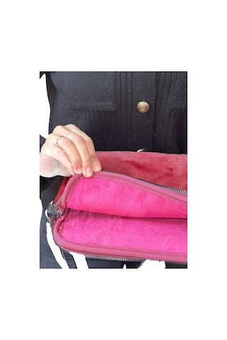 Plush Studıo 13-13.3-14 Inch Peluş Macbook, Laptop Çantası, Bordo Toscase Askısız 36x26cm Bordo Bordo