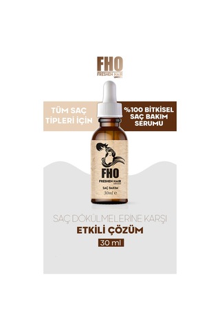 Fho Freshen Hair Bitkisel Şampuan 330 ML + Fho Freshen Hair Saç Bakım Yağı 30 ML