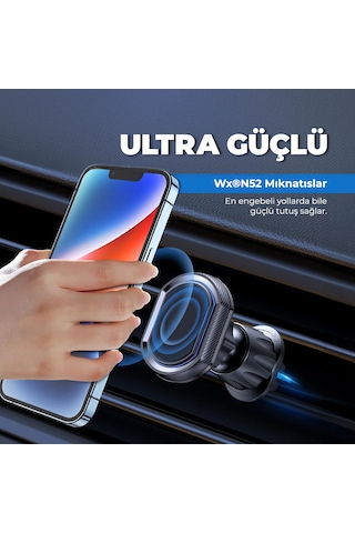 Woyax By Deji Mıknatıslı Kancalı Araç İçi Telefon Tutucu