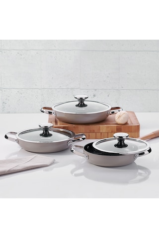 Korkmaz A1356 Zeta 6 Parça Omlet Set Bej