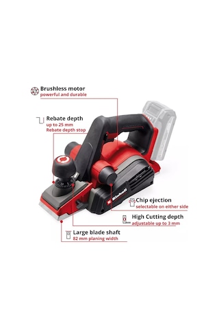 Einhell TP-PL 18/3 Li BL - Solo Akülü Planya - 4345405
