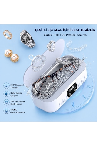 Hymark Ultrasonik Temizleyici Gözlük Takı Temizleme Makinesi 220v Dijital Ultrasonik Yıkama Cihazı