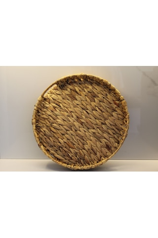 Hbs Art Design Yuvarlak Hasır Tepsi 35 Cm