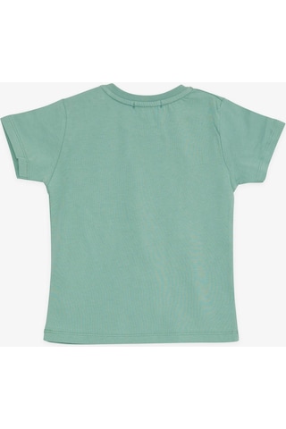 Breeze Girls & Boys Erkek Çocuk Tişört Pop Corn Baskılı 2-6 Yaş, Mint Yeşili-mint Yeşili Mint