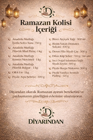 Piyale Ramazan Erzak Kolisi 13'lü