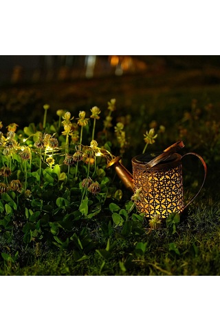 Güneş Açık Hava Dekoratif Işık, Sulama Kutuları Işıklarla 36 Led Işıklı Güneş Şelale Işıkları A