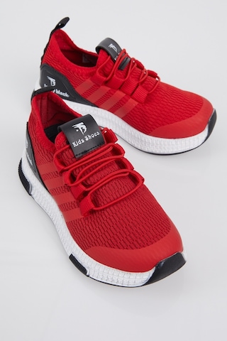 Tonny Black Tbqnt Unisex Çocuk Spor Ayakkabı Kırmızı