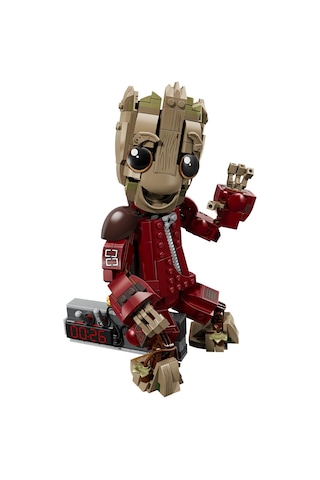 LEGO® ǀ Marvel Yağmacı Tulumlu Groot 76341 - 10 Yaş ve Üzeri Çocuklar için Minfigür İçeren Yaratıcı Oyuncak Yapım Seti (604 Parça)