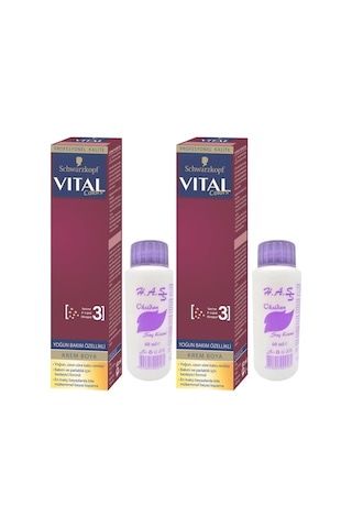 Vital Colors Tüp Boya 7 - 554 Altın Karamel + Oksidan X 2 (445651547)