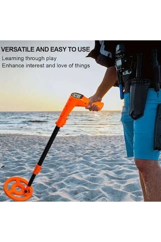 Besthome1 Dream011 Tc-160 Altın Dedektörü, Yüksek Hassasiyetli, Turuncu