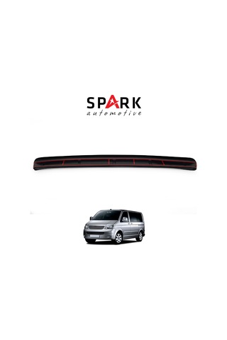 Volkswagen Transporter T5 2003-2009 Yıl Aralığı Uyumlu Arka Tampon Eşiği Parlak Siyah