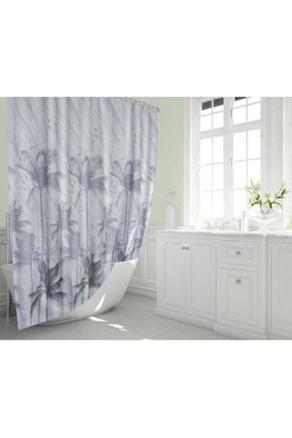 Tropik Duş Perdesi 5104 Model Çift Kanat 2X110X200Cm Çok Renkli
