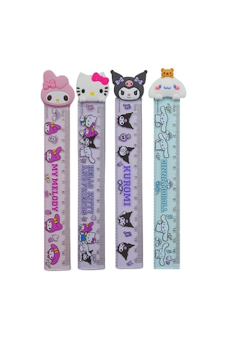 Kuromi&hello Kitty Plastik Cetvel 15 Cm 612328 1 Adet Çok Renkli