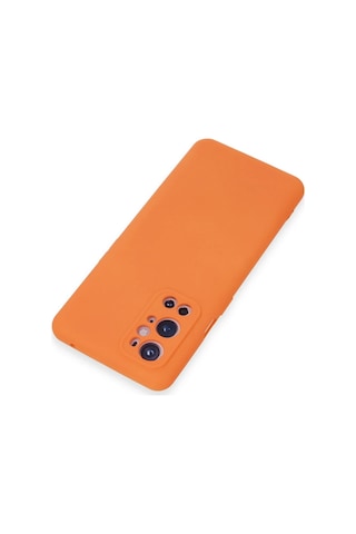 Newface - 369 - One Plus 9 Pro Kılıf Nano İçi Kadife Silikon - Ece-umay - - Turuncu