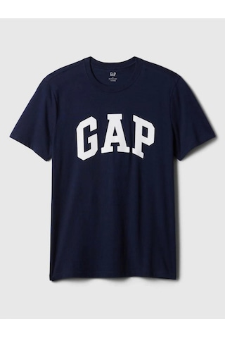 Gap 856659004 V-everyday Soft Basic Logo T Erkek Tişört Lacivert