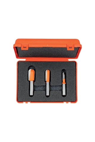 Cmt 3 Parça Yuvarlak Uçlu Oyma Bıçağı Seti S 12.7 Mm