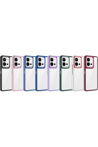 Vivo Y35 Kılıf Zore Flora Kapak Kılıf